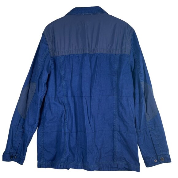 Tommy Bahama Mens Size 46 Chest Blue Jacket Country French Workwear Chore Jacket - Picture 3 of 12